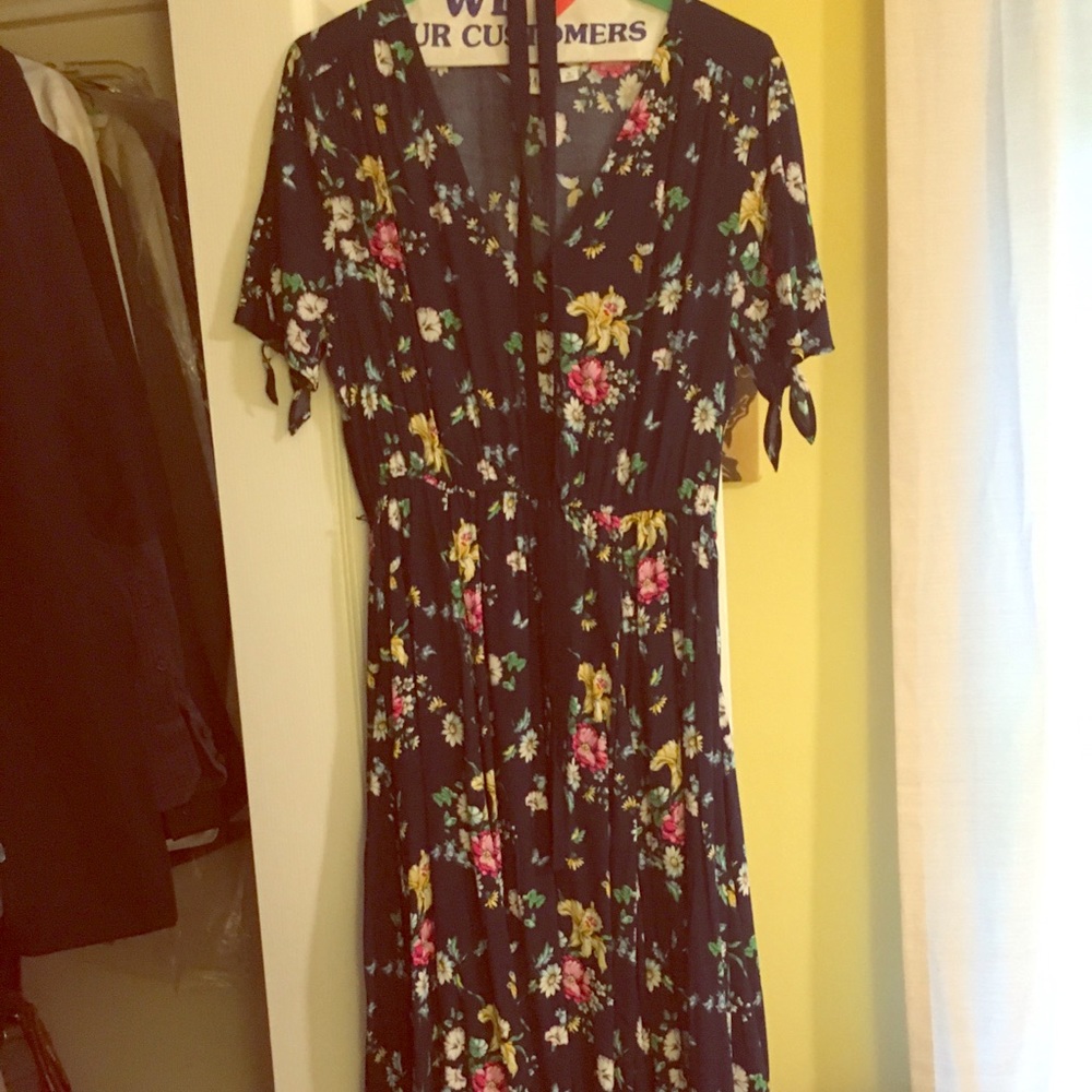 Gap Sarah Jessica Parker Collection Floral Dress